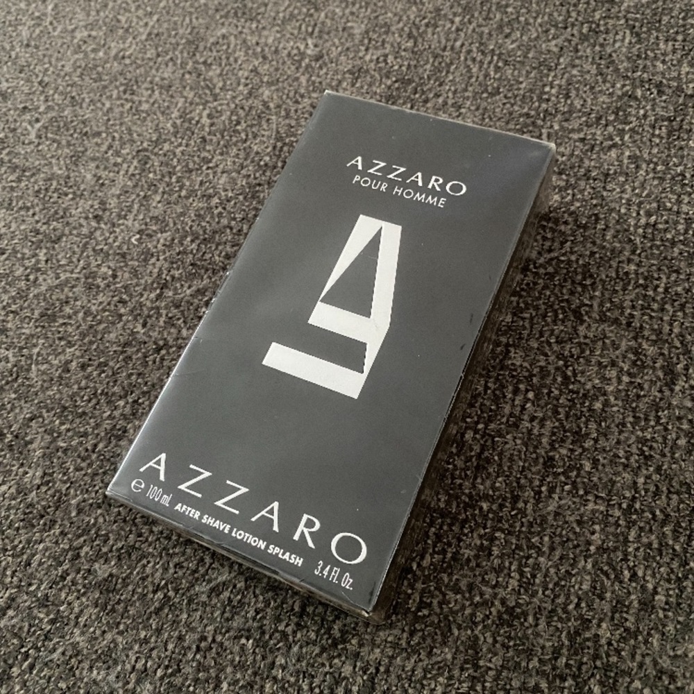 Mens Azzaro Pour Homme after shave lotion splash